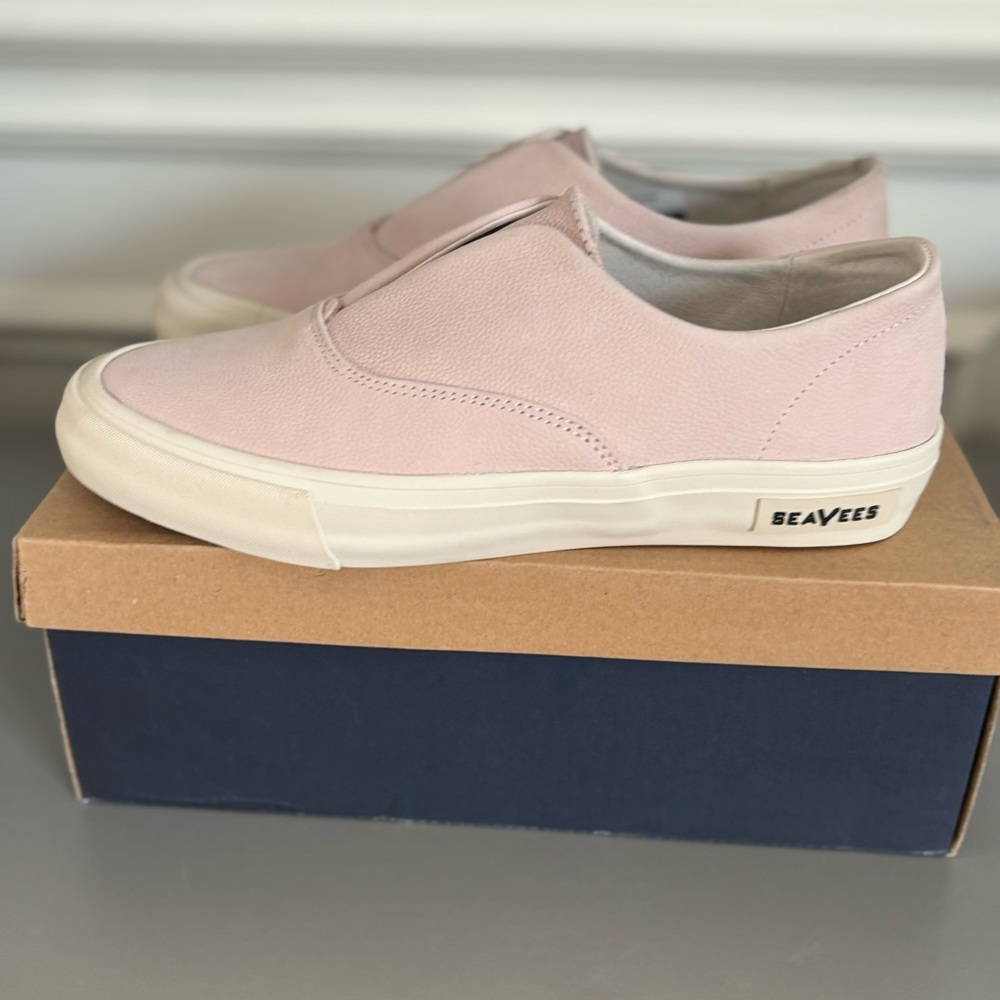 SeaVees | Sunset Strip Sneaker | Size 8 | Rose Quartz Nubuck